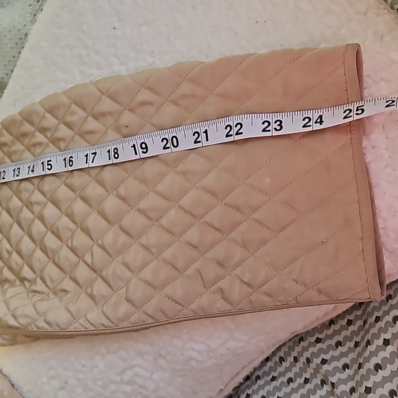 Hilary Radley 1x Tan quilted jacket, water resistant. From Saks 5th Ave NYC. EUC - Picture 5 of 10